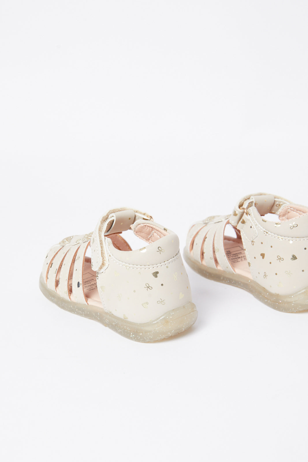 Redtag-Pink-Heart-Trim-Ballerina-Category:Shoes,-Colour:Pink,-Deals:New-In,-Filter:Girls-Footwear-(1-to-3-Yrs),-ING-Shoes,-N/A,-New-In-ING-FOO,-Non-Sale,-S23B,-Section:Girls-(0-to-14Yrs)-Infant-Girls-1 to 3 Years