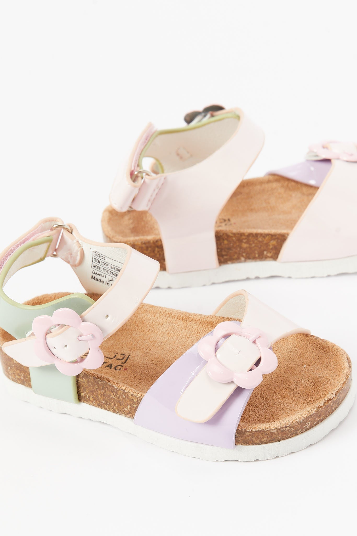 Redtag-Pink-Cork-Sandal-Category:Shoes,-Colour:Pink,-Deals:New-In,-Filter:Girls-Footwear-(1-to-3-Yrs),-ING-Shoes,-N/A,-New-In-ING-FOO,-Non-Sale,-S23B,-Section:Girls-(0-to-14Yrs)-Infant-Girls-1 to 3 Years