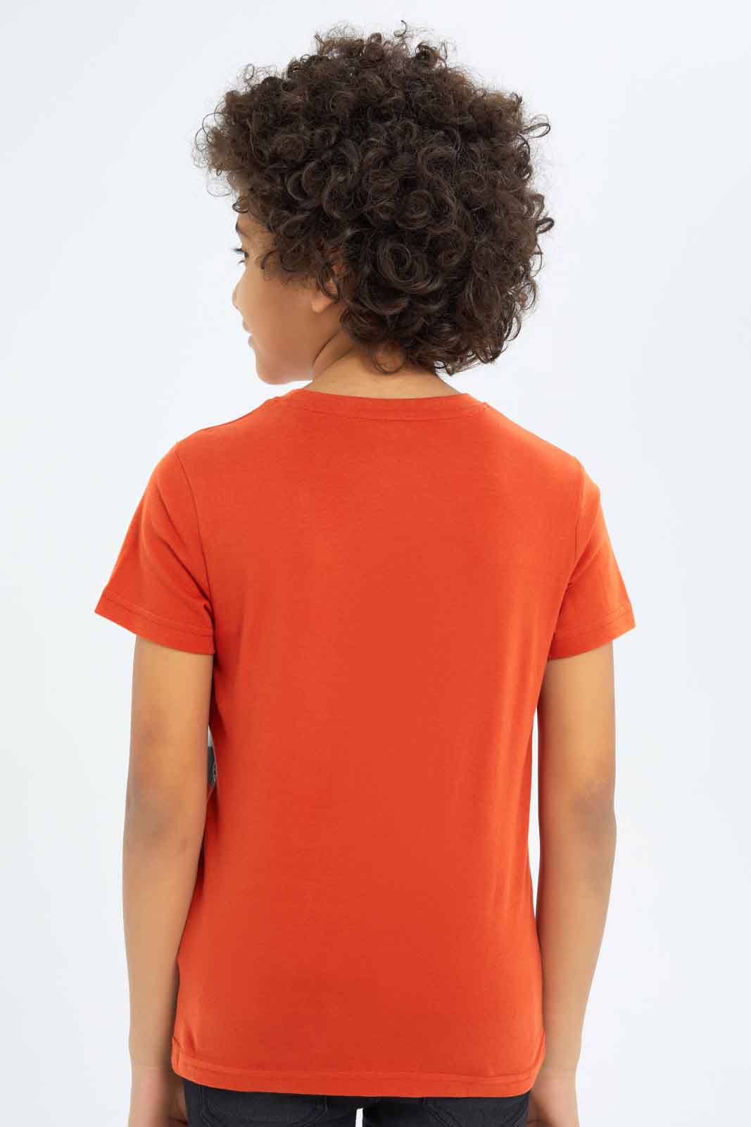 Redtag-Boys-Red-Short-Sleeve-Car-Graphic-T-Shirt-BOY-T-Shirts,-Category:T-Shirts,-CHA,-Colour:Red,-Deals:New-In,-Dept:Boys,-Filter:Boys-(2-to-8-Yrs),-New-In-BOY-APL,-Non-Sale,-S23B,-Section:Boys-(0-to-14Yrs),-TBL-Boys-2 to 8 Years