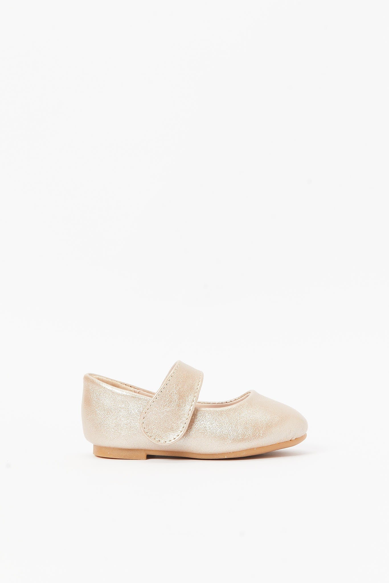 Redtag-Pale-Pink-Velcro-Strap-Ballerina-(-Repeat-)-Category:Shoes,-Colour:Pink,-Deals:New-In,-Filter:Girls-Footwear-(1-to-3-Yrs),-ING-Shoes,-N/A,-New-In-ING-FOO,-Non-Sale,-S23B,-Section:Girls-(0-to-14Yrs)-Infant-Girls-1 to 3 Years