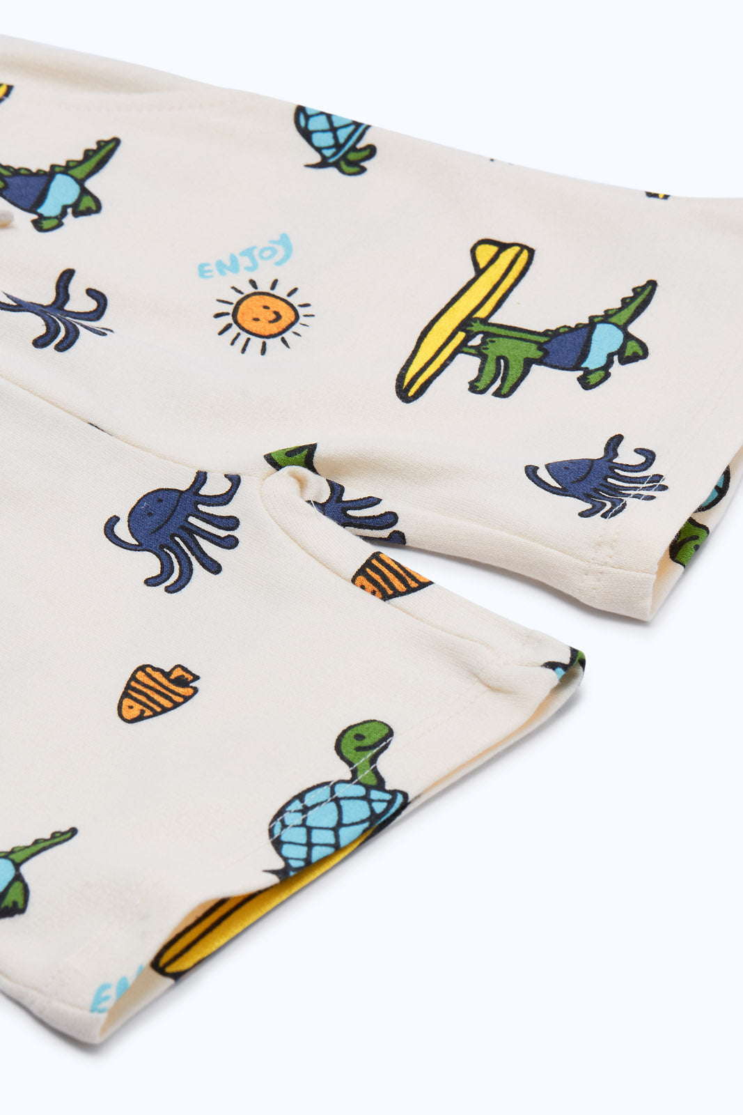 Redtag-Boys-Stone-See-Aninal-Printed-Active-Shorts-Category:Shorts,-Colour:Ecru,-Deals:New-In,-Dept:Boys,-Filter:Infant-Boys-(3-to-24-Mths),-H1:KWR,-H2:INB,-H3:SPW,-H4:AST,-INB-Shorts,-New-In-INB-APL,-Non-Sale,-S23C,-Season:S23C,-Section:Boys-(0-to-14Yrs),-TBL-Infant-Boys-3 to 24 Months
