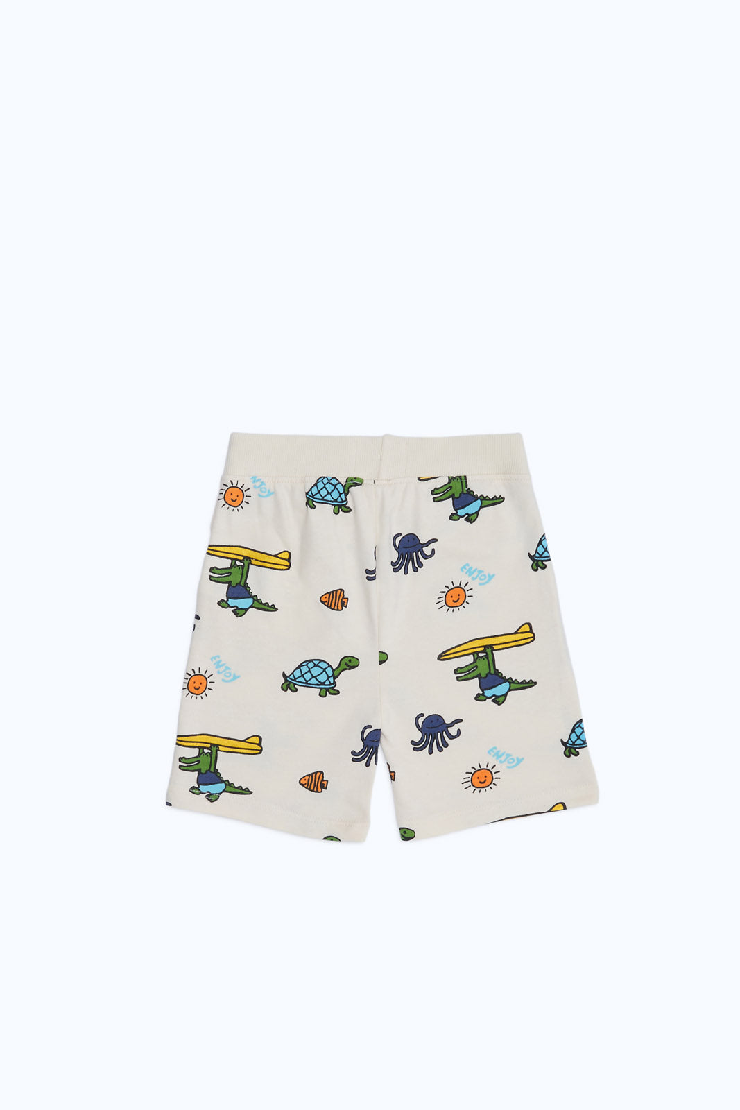 Redtag-Boys-Stone-See-Aninal-Printed-Active-Shorts-Category:Shorts,-Colour:Ecru,-Deals:New-In,-Dept:Boys,-Filter:Infant-Boys-(3-to-24-Mths),-H1:KWR,-H2:INB,-H3:SPW,-H4:AST,-INB-Shorts,-New-In-INB-APL,-Non-Sale,-S23C,-Season:S23C,-Section:Boys-(0-to-14Yrs),-TBL-Infant-Boys-3 to 24 Months