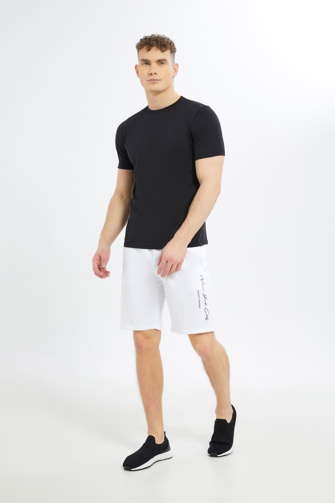 Redtag-Men-White-Sweat-Shorts-Category:Shorts,-Colour:White,-Deals:New-In,-Dept:Menswear,-Filter:Men's-Clothing,-Men-Shorts,-New-In-Men-APL,-Non-Sale,-S23C,-Section:Men-Men's-