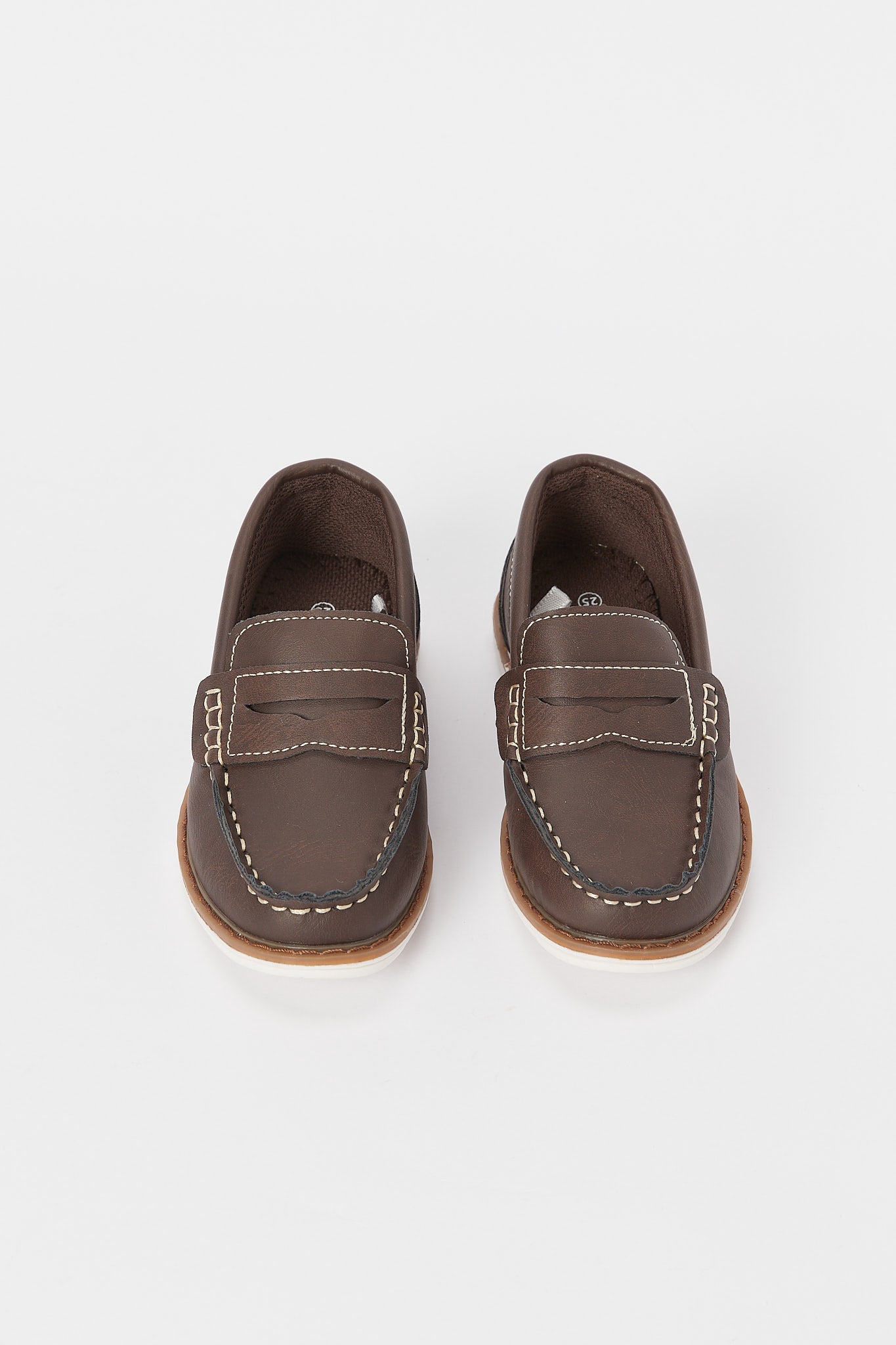 Redtag-Brown-Penny-Loafer-BOY-Sandals,-Category:Shoes,-Colour:Brown,-Deals:New-In,-Filter:Boys-Footwear-(3-to-5-Yrs),-H1:FOO,-H2:BOY,-H3:SHO,-H4:CAH,-New-In-BOY-FOO,-Non-Sale,-RMD,-S23B,-Season:S23B,-Section:Boys-(0-to-14Yrs)-Boys-3 to 5 Years