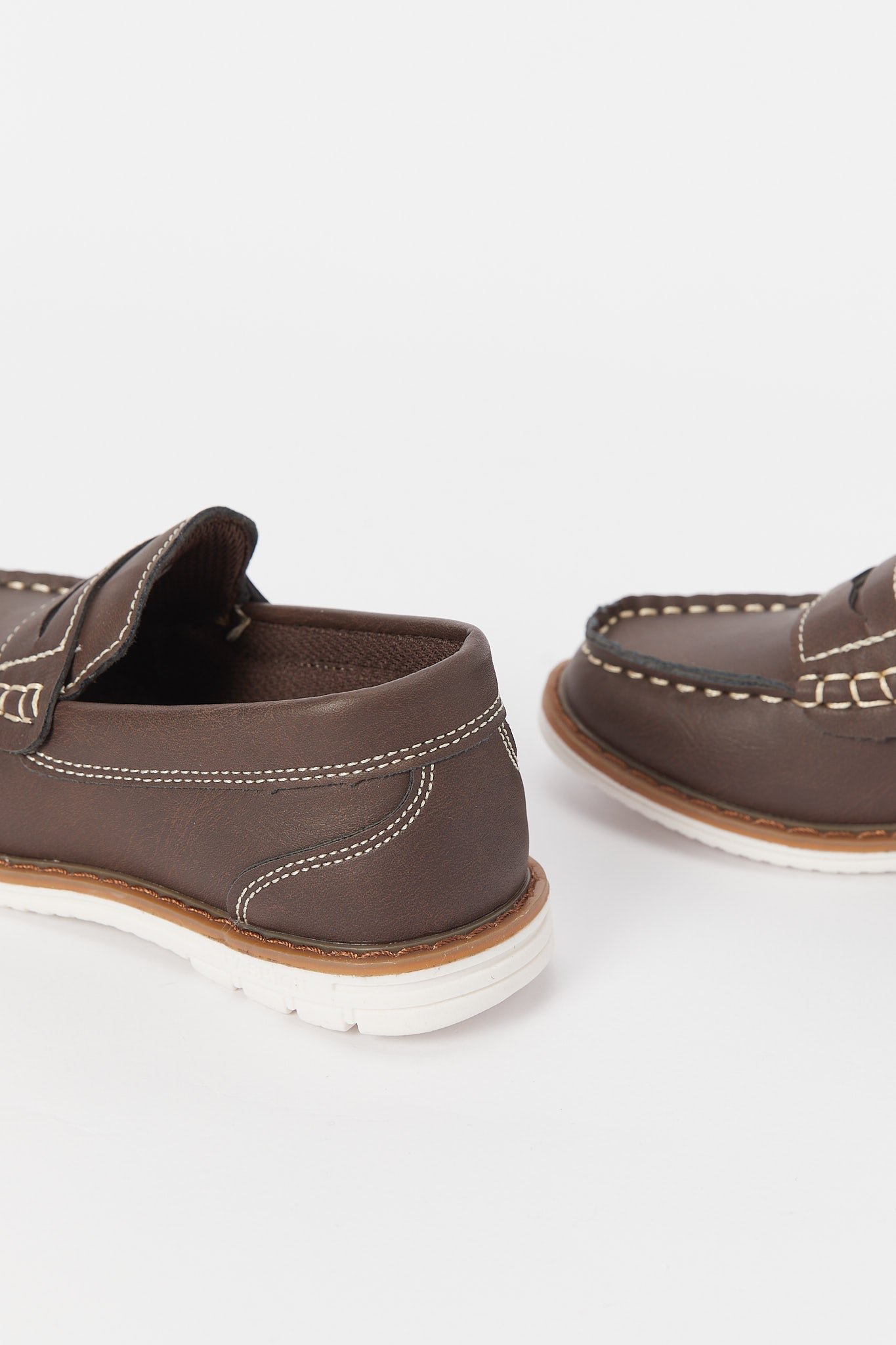 Redtag-Brown-Penny-Loafer-BOY-Sandals,-Category:Shoes,-Colour:Brown,-Deals:New-In,-Filter:Boys-Footwear-(3-to-5-Yrs),-H1:FOO,-H2:BOY,-H3:SHO,-H4:CAH,-New-In-BOY-FOO,-Non-Sale,-RMD,-S23B,-Season:S23B,-Section:Boys-(0-to-14Yrs)-Boys-3 to 5 Years