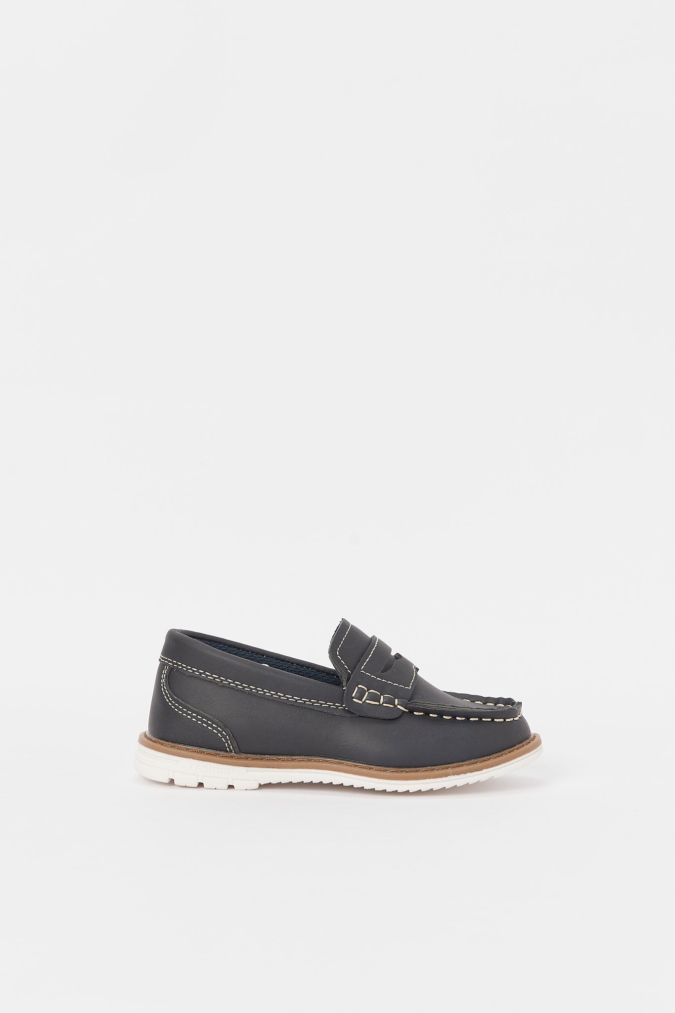Redtag-Navy-Penny-Loafer-BOY-Sandals,-Category:Shoes,-Colour:Navy,-Deals:New-In,-Filter:Boys-Footwear-(3-to-5-Yrs),-H1:FOO,-H2:BOY,-H3:SHO,-H4:CAH,-New-In-BOY-FOO,-Non-Sale,-RMD,-S23B,-Season:S23B,-Section:Boys-(0-to-14Yrs)-Boys-3 to 5 Years