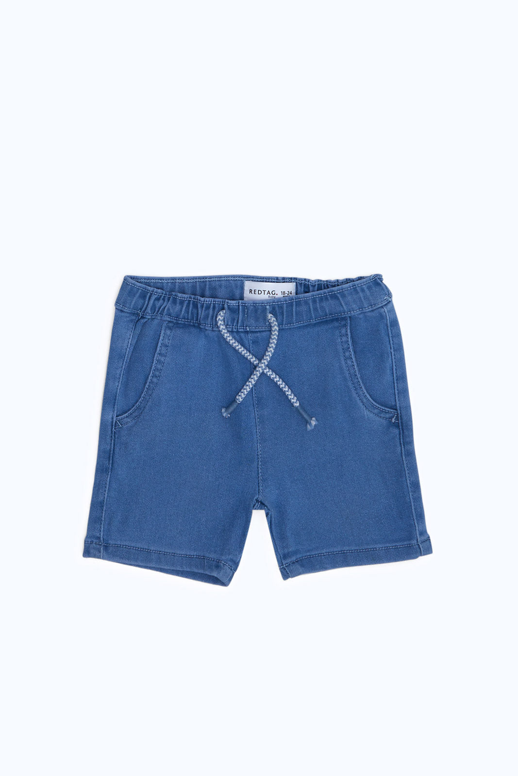 Redtag-Boys-Pull-On-Light-Wash-Denim-Shorts-Category:Shorts,-Colour:Light-Wash,-Deals:New-In,-Dept:Boys,-Filter:Infant-Boys-(3-to-24-Mths),-INB-Shorts,-New-In-INB-APL,-Non-Sale,-S23B,-Section:Boys-(0-to-14Yrs)-Infant-Boys-3 to 24 Months