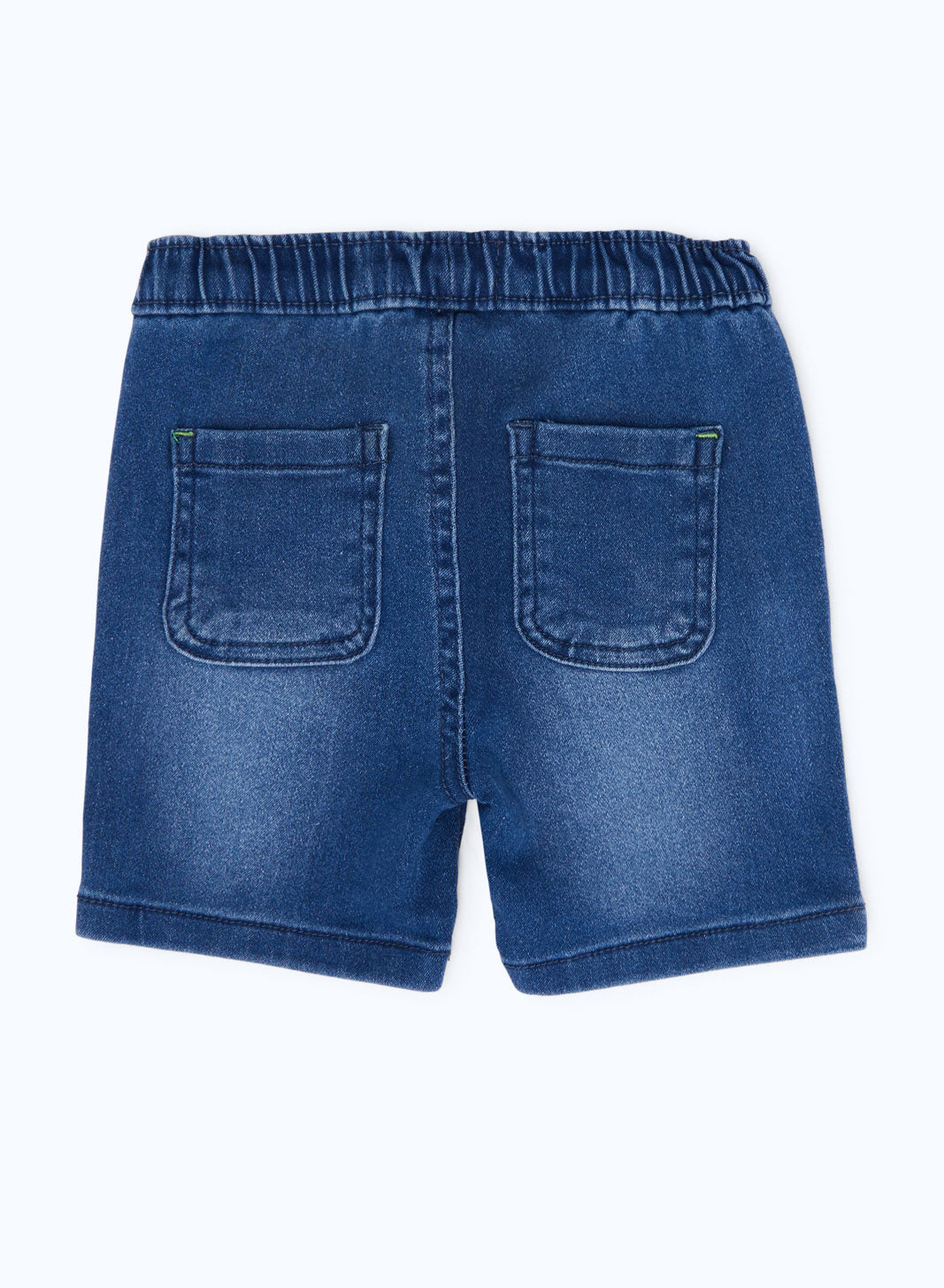 Redtag-Boys-Pull-On-Mid-Wash-Denim-Short-Category:Shorts,-Colour:Light-Wash,-Deals:4-FOR-90,-Deals:New-In,-Dept:Boys,-Filter:Infant-Boys-(3-to-24-Mths),-H1:KWR,-H2:INB,-H3:DNB,-H4:SRT,-INB-Shorts,-New-In-INB-APL,-Non-Sale,-S23B,-Season:S23B,-Section:Boys-(0-to-14Yrs)-Infant-Boys-3 to 24 Months