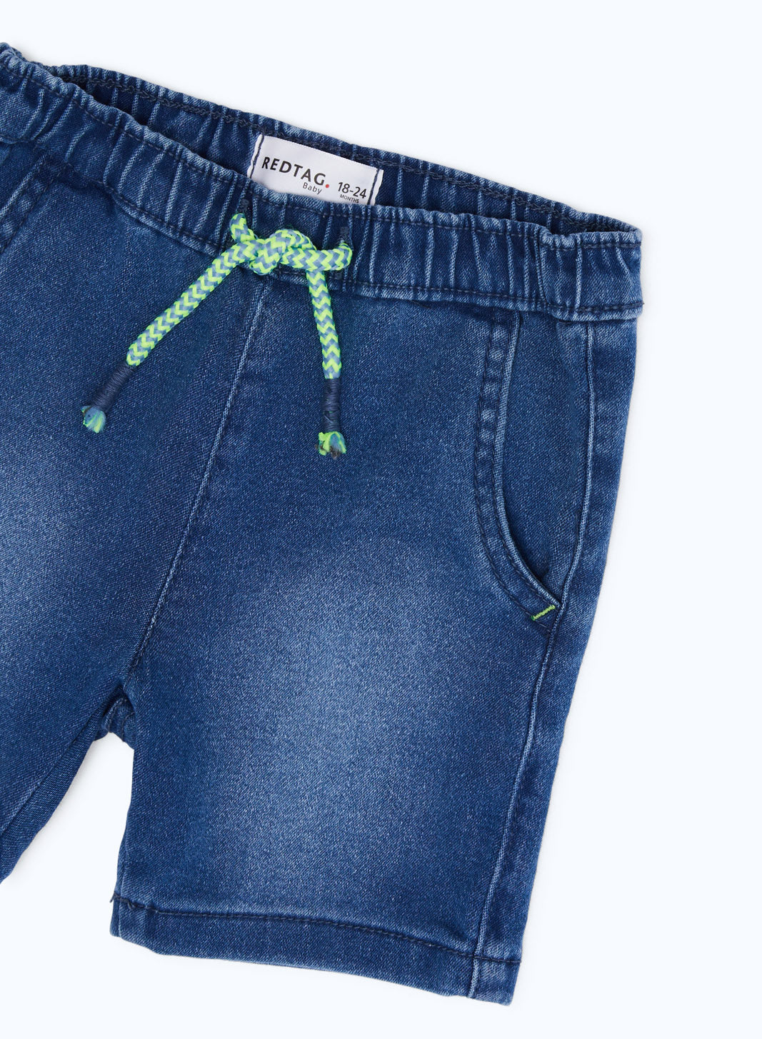 Redtag-Boys-Pull-On-Mid-Wash-Denim-Short-Category:Shorts,-Colour:Light-Wash,-Deals:4-FOR-90,-Deals:New-In,-Dept:Boys,-Filter:Infant-Boys-(3-to-24-Mths),-H1:KWR,-H2:INB,-H3:DNB,-H4:SRT,-INB-Shorts,-New-In-INB-APL,-Non-Sale,-S23B,-Season:S23B,-Section:Boys-(0-to-14Yrs)-Infant-Boys-3 to 24 Months