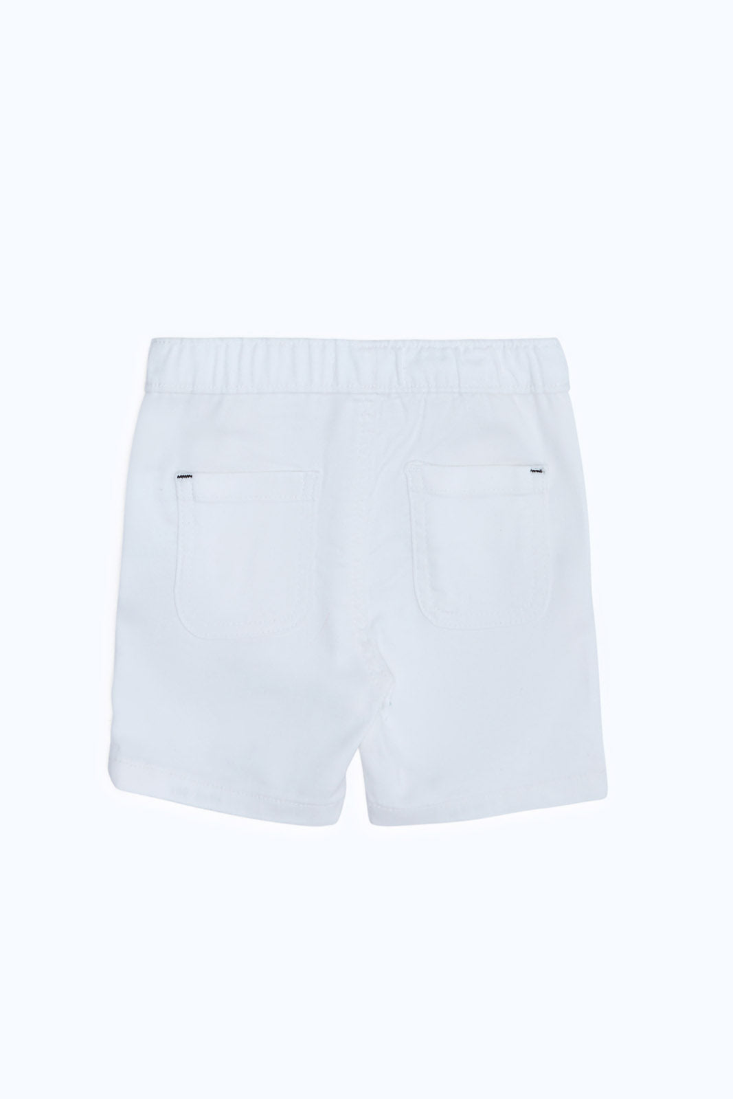 Redtag-Boys-Pull-On-White-Denim-Shorts-Category:Shorts,-Colour:White,-Deals:New-In,-Dept:Boys,-Filter:Infant-Boys-(3-to-24-Mths),-INB-Shorts,-New-In-INB-APL,-Non-Sale,-S23B,-Section:Boys-(0-to-14Yrs)-Infant-Boys-3 to 24 Months