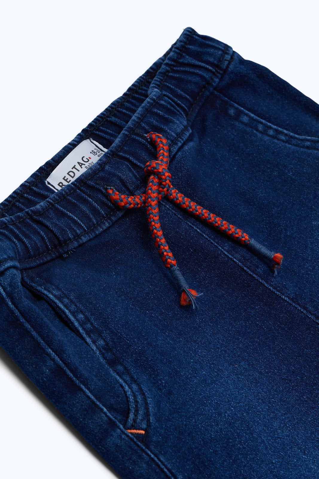 Redtag-Boys-Pull-On-Indigo-Denim-Shorts-Category:Shorts,-Colour:Indigo,-Deals:New-In,-Dept:Boys,-Filter:Infant-Boys-(3-to-24-Mths),-INB-Shorts,-New-In-INB-APL,-Non-Sale,-S23B,-Section:Boys-(0-to-14Yrs)-Infant-Boys-3 to 24 Months