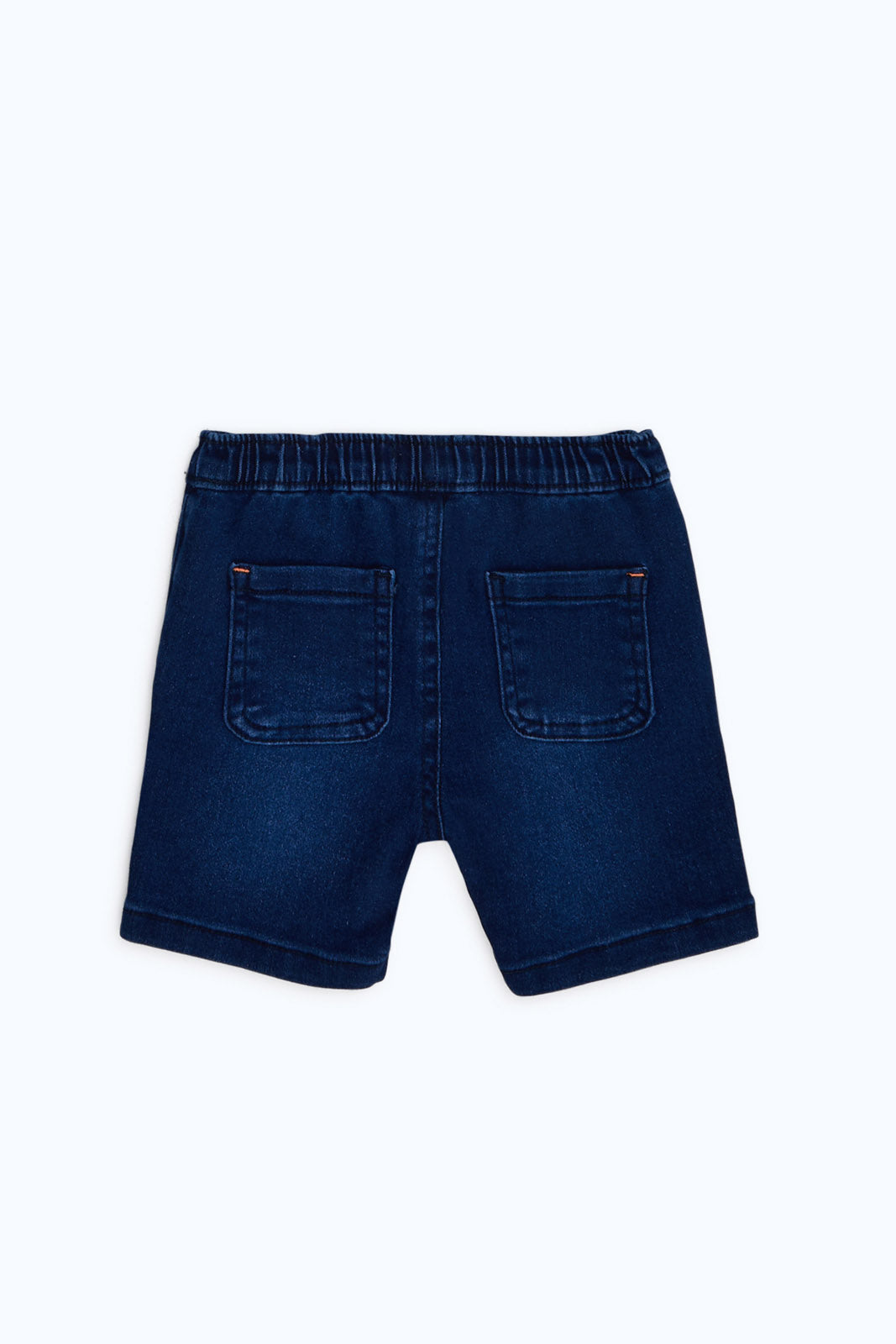 Redtag-Boys-Pull-On-Indigo-Denim-Shorts-Category:Shorts,-Colour:Indigo,-Deals:New-In,-Dept:Boys,-Filter:Infant-Boys-(3-to-24-Mths),-INB-Shorts,-New-In-INB-APL,-Non-Sale,-S23B,-Section:Boys-(0-to-14Yrs)-Infant-Boys-3 to 24 Months