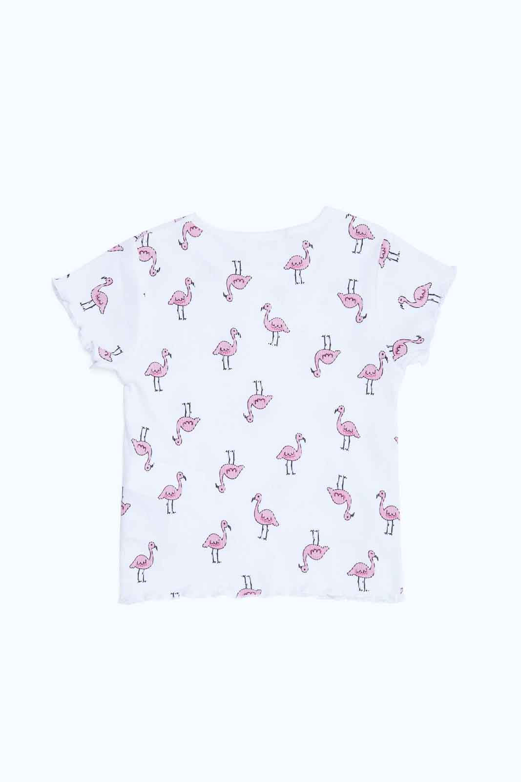 Redtag-Girls-White-Floral-Rib-T-Shirt-Category:T-Shirts,-Colour:White,-Deals:New-In,-Dept:Girls,-Filter:Infant-Girls-(3-to-24-Mths),-ING-T-Shirts,-New-In-ING-APL,-Non-Sale,-S23B,-Section:Girls-(0-to-14Yrs)-Infant-Girls-3 to 24 Months