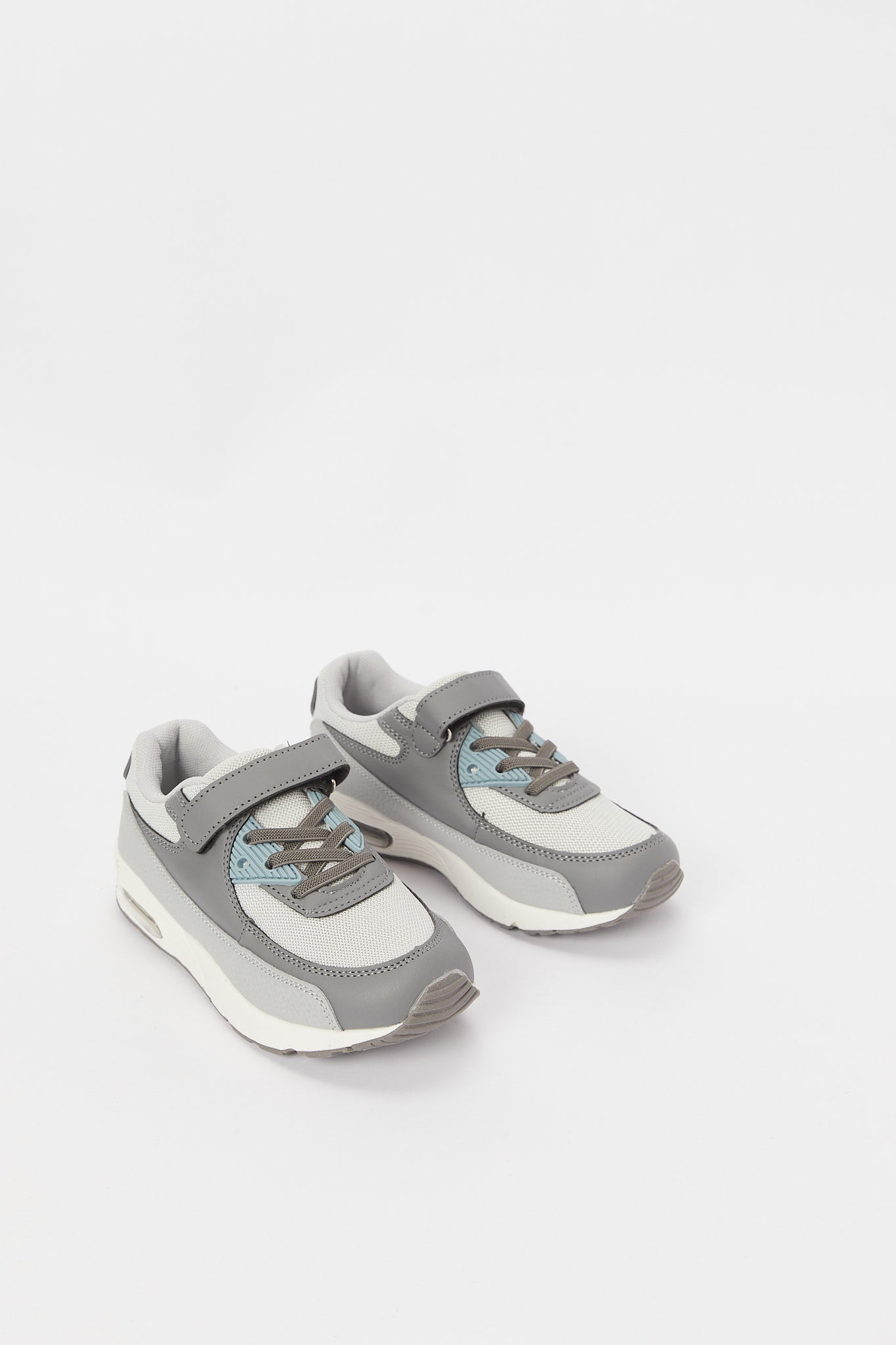 Redtag-Grey-Airbag-Sole-Sneaker-BSR-Trainers,-Category:Shoes,-Colour:Grey,-Deals:New-In,-Filter:Boys-Footwear-(5-to-14-Yrs),-H1:FOO,-H2:BSR,-H3:TRN,-H4:CLT,-N/A,-New-In-BSR-FOO,-Non-Sale,-S23B,-Season:S23B,-Section:Boys-(0-to-14Yrs)-Senior-Boys-5 to 14 Years
