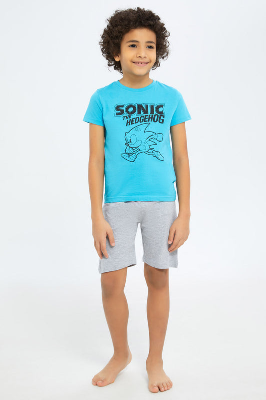 Redtag-Boys-Blue-Sonic-Basic-Pyjama-Set-BOY-Pyjama-Sets,-Category:Pyjama-Sets,-Colour:Blue,-Deals:New-In,-Dept:Boys,-Filter:Boys-(2-to-8-Yrs),-New-In-BOY-APL,-Non-Sale,-S23B,-Section:Boys-(0-to-14Yrs)-Boys-2 to 8 Years