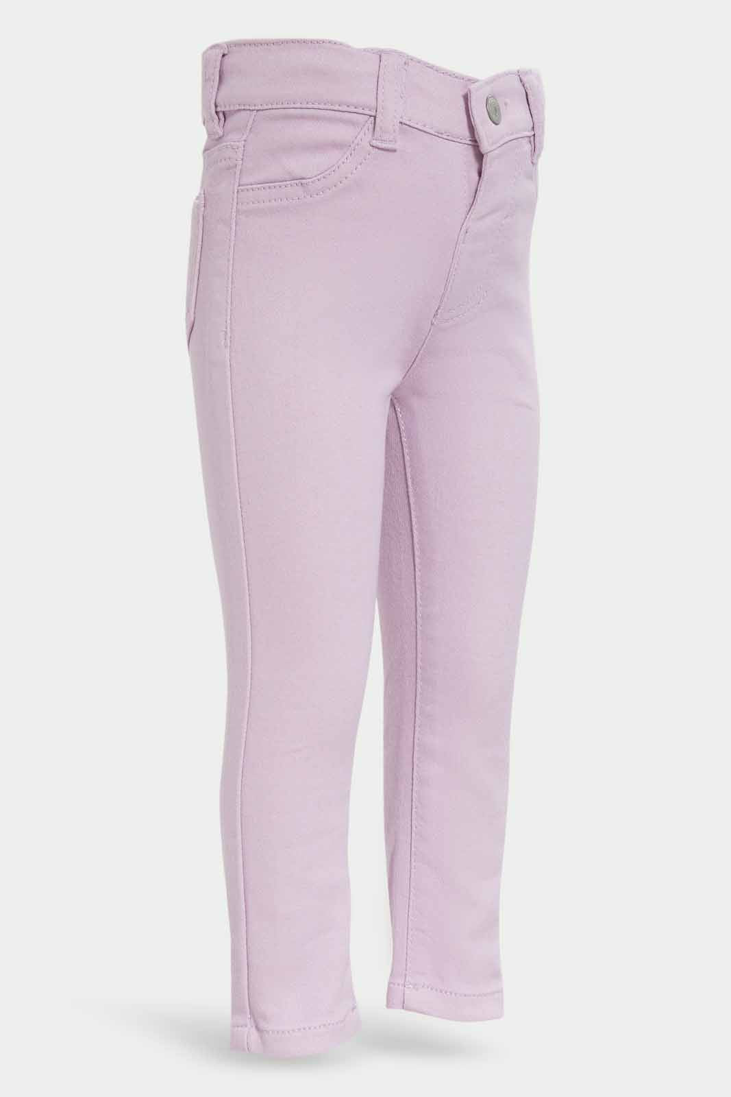 Redtag-Girls-Lilac-Woven-Jeggings-Category:Jeggings,-Colour:Lilac,-Deals:New-In,-Dept:Girls,-Filter:Infant-Girls-(3-to-24-Mths),-ING-Jeggings,-New-In-ING-APL,-Non-Sale,-S23A,-Section:Girls-(0-to-14Yrs)-Infant-Girls-
