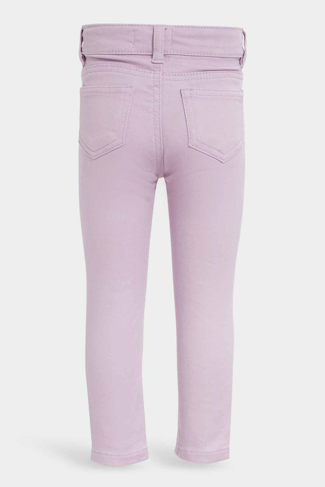 Redtag-Girls-Lilac-Woven-Jeggings-Category:Jeggings,-Colour:Lilac,-Deals:New-In,-Dept:Girls,-Filter:Infant-Girls-(3-to-24-Mths),-ING-Jeggings,-New-In-ING-APL,-Non-Sale,-S23A,-Section:Girls-(0-to-14Yrs)-Infant-Girls-