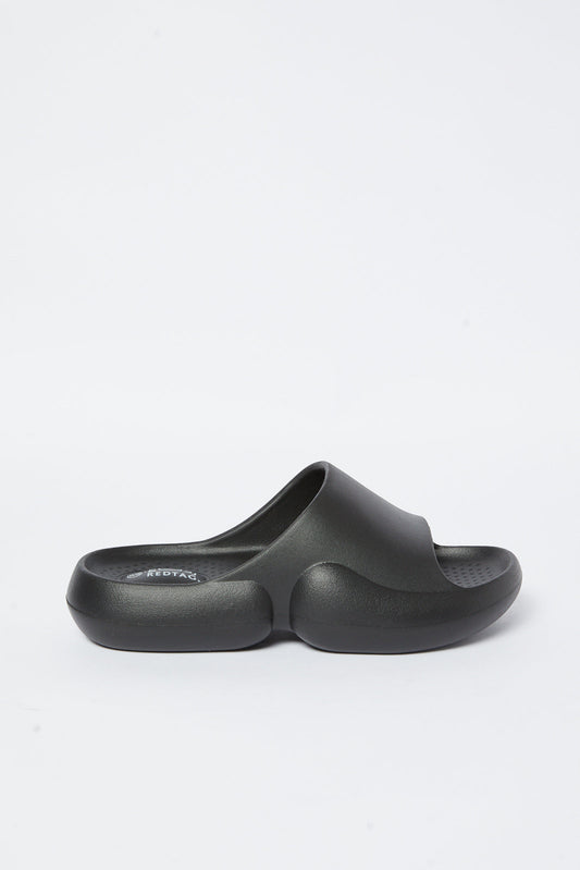 Redtag-Black-Moulded-Platform-Slide-BSR-Flip-Flops,-Category:Shoes,-Colour:Black,-Deals:New-In,-Filter:Boys-Footwear-(5-to-14-Yrs),-N/A,-New-In-BSR-FOO,-Non-Sale,-S23A,-Section:Boys-(0-to-14Yrs)-Senior-Boys-5 to 14 Years