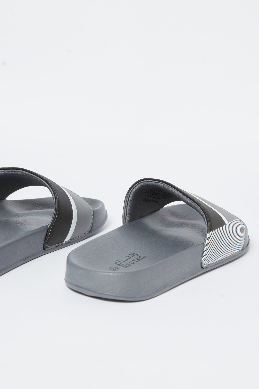 Redtag-Grey-Stripe-Slide-BSR-Flip-Flops,-Category:Shoes,-Colour:Grey,-Deals:New-In,-Filter:Boys-Footwear-(5-to-14-Yrs),-N/A,-New-In-BSR-FOO,-Non-Sale,-S23A,-Section:Boys-(0-to-14Yrs)-Senior-Boys-5 to 14 Years