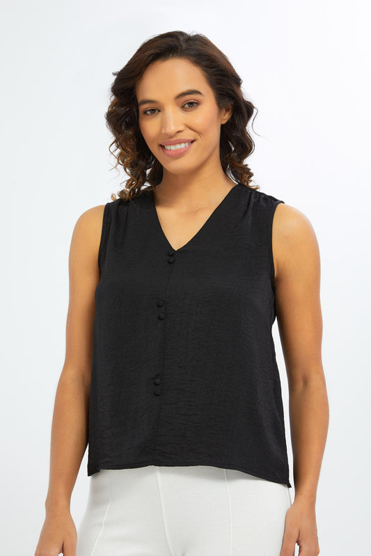 Redtag-Women-Epp-Blouse-Category:Blouses,-Colour:Black,-Deals:New-In,-Dept:Ladieswear,-Filter:Women's-Clothing,-H1:LWR,-H2:LAD,-H3:BLO,-H4:CBL,-KSH,-New-In-Women-APL,-Non-Sale,-S23B,-Season:S23B,-Section:Women,-Women-Blouses-Women's-