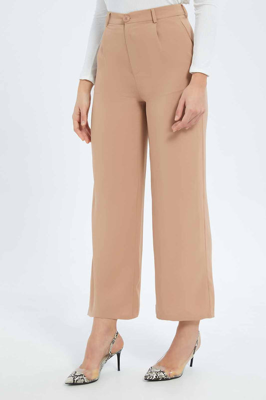 Redtag-Women-Peach-Straight-Fit-Trouser-Category:Trousers,-Colour:Apricot,-Deals:New-In,-Dept:Ladieswear,-Filter:Women's-Clothing,-LMC,-New-In-Women-APL,-Non-Sale,-S23B,-Section:Women,-Women-Trousers--