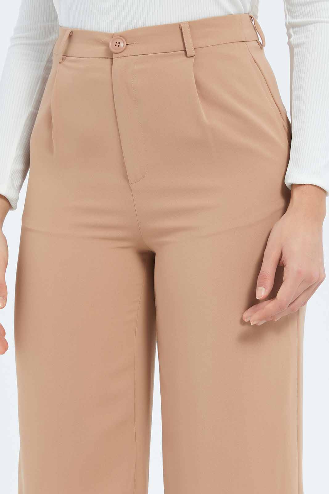 Redtag-Women-Peach-Straight-Fit-Trouser-Category:Trousers,-Colour:Apricot,-Deals:New-In,-Dept:Ladieswear,-Filter:Women's-Clothing,-LMC,-New-In-Women-APL,-Non-Sale,-S23B,-Section:Women,-Women-Trousers--