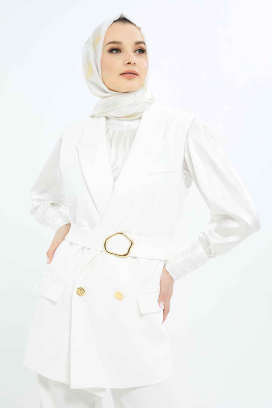 Redtag-Women-Sleeveless-Belted-Tailored-Jacket-Category:Jackets,-Colour:White,-Deals:New-In,-Dept:Ladieswear,-Filter:Women's-Clothing,-LMC,-New-In-Women-APL,-Non-Sale,-S23B,-Section:Women,-Women-Jackets--