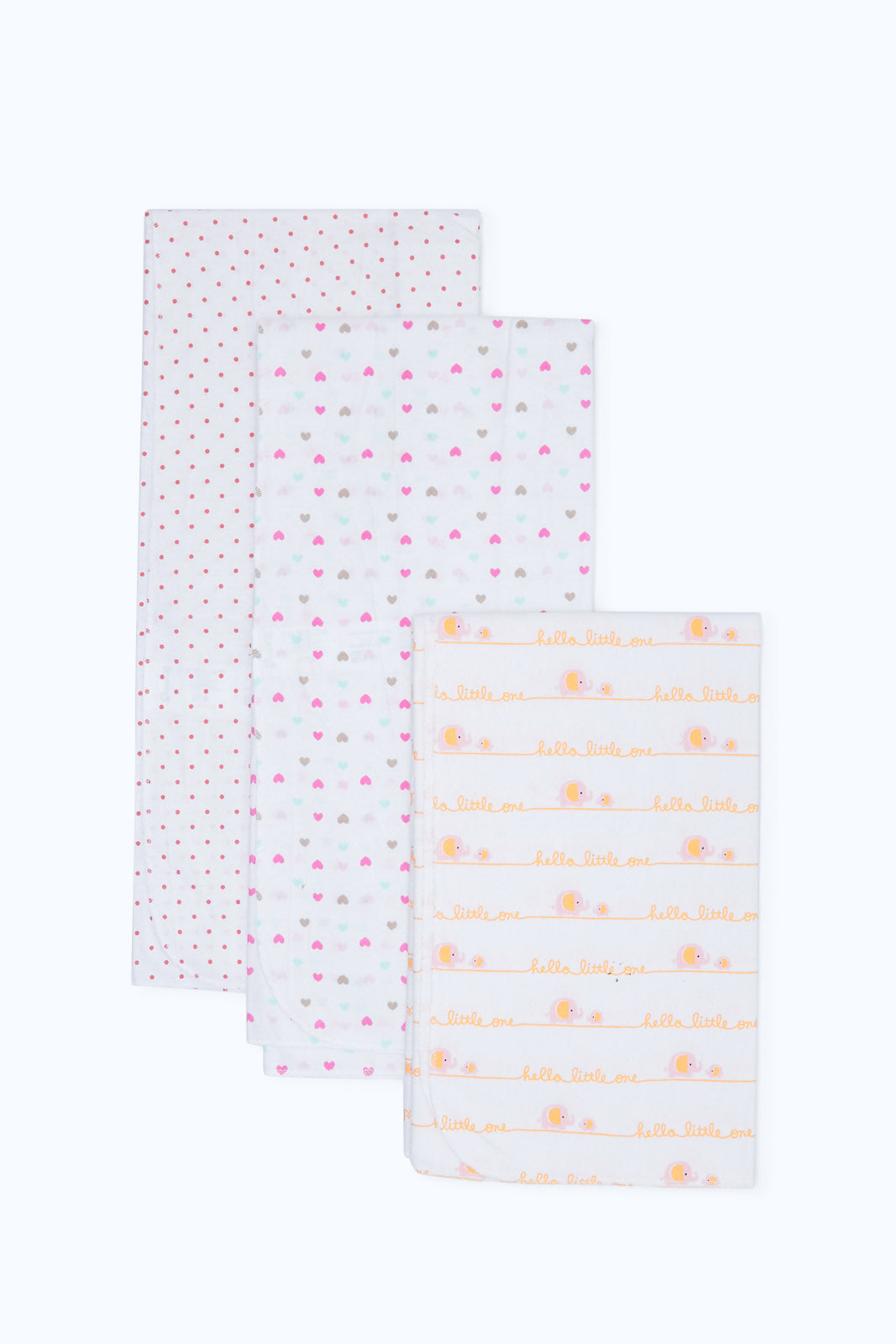 Redtag-Orange-3-Pack-Girl-Multi-Pack-Flannel-Blankets-Category:Newborn-Accessories,-Colour:Yellow,-Deals:2-FOR-90,-Deals:New-In,-Dept:New-Born,-Filter:Baby-(0-to-12-Mths),-H1:KWR,-H2:NBF,-H3:ACC,-H4:SAT,-NBF-Newborn-Accessories,-New-In-NBF-APL,-Non-Sale,-S23B,-Season:S23B,-Section:Boys-(0-to-14Yrs)-Baby-0 to 12 Months