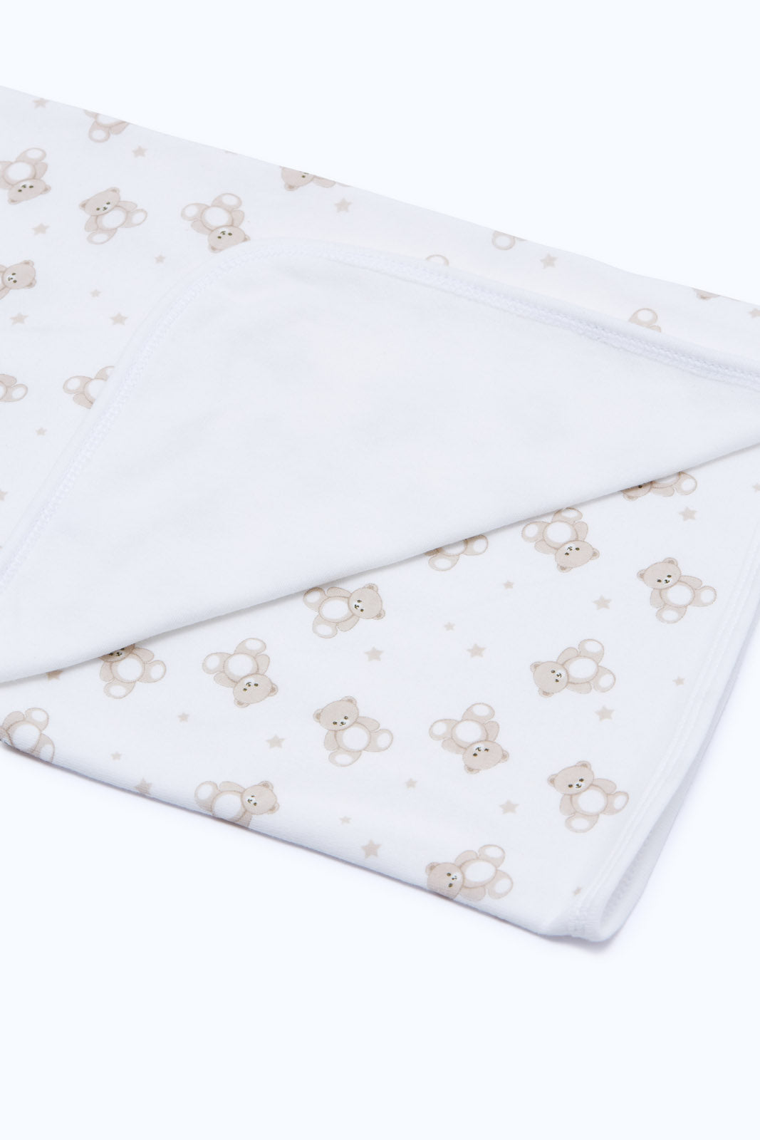 Redtag-White-Allover-Print-Double-Jersey-Knite-Blanket-Category:Newborn-Accessories,-Colour:Yellow,-Deals:New-In,-Dept:New-Born,-Filter:Baby-(0-to-12-Mths),-H1:KWR,-H2:NBF,-H3:ACC,-H4:SAT,-NBF-Newborn-Accessories,-New-In-NBF-APL,-Non-Sale,-S23B,-Season:S23B,-Section:Boys-(0-to-14Yrs)-Baby-0 to 12 Months