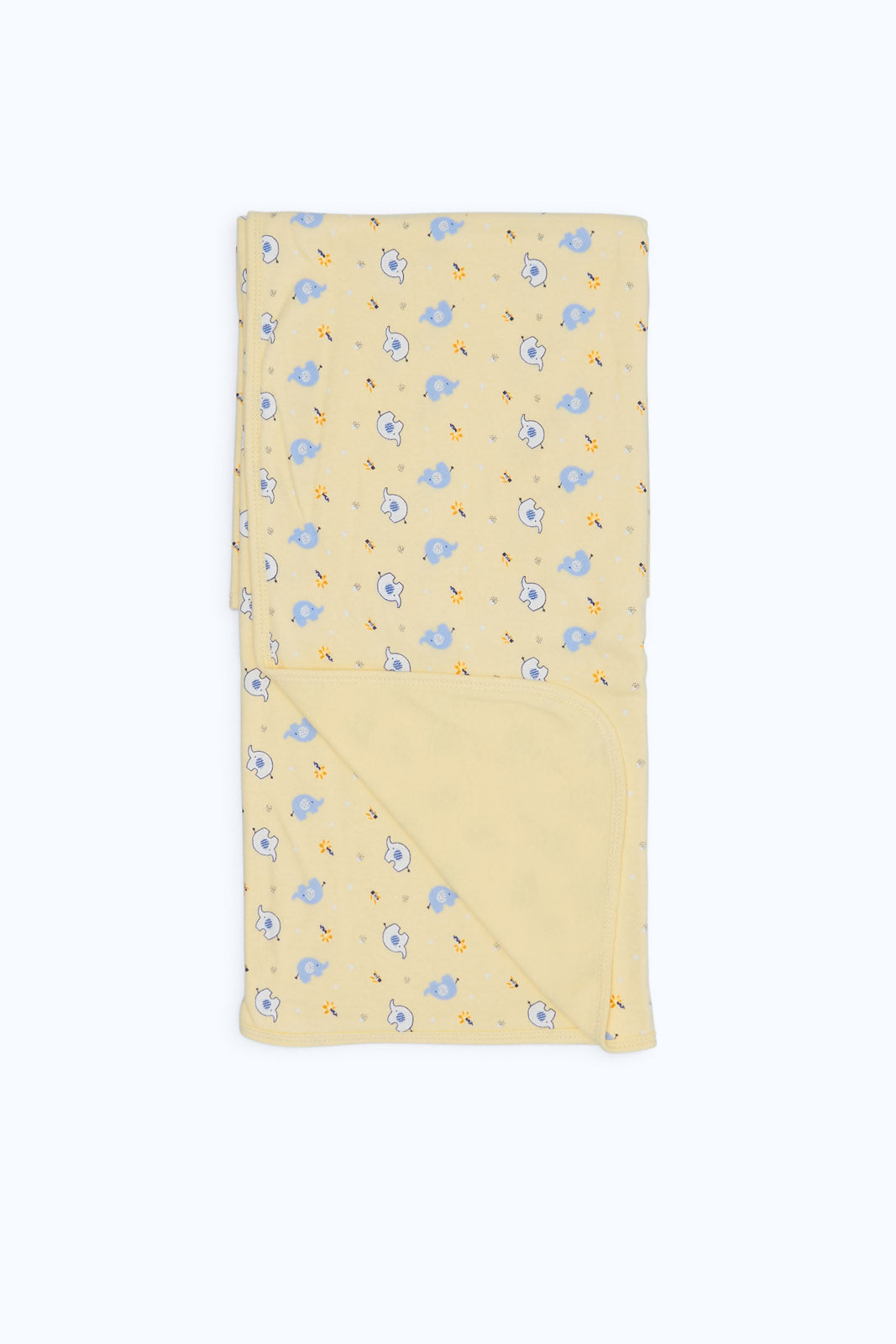 Redtag-Yellow-Allover-Print-Double-Jersey-Knit-Blanket-Category:Newborn-Accessories,-Colour:Yellow,-Deals:New-In,-Dept:New-Born,-Filter:Baby-(0-to-12-Mths),-H1:KWR,-H2:NBF,-H3:ACC,-H4:SAT,-NBF-Newborn-Accessories,-New-In-NBF-APL,-Non-Sale,-S23B,-Season:S23B,-Section:Boys-(0-to-14Yrs)-Baby-0 to 12 Months