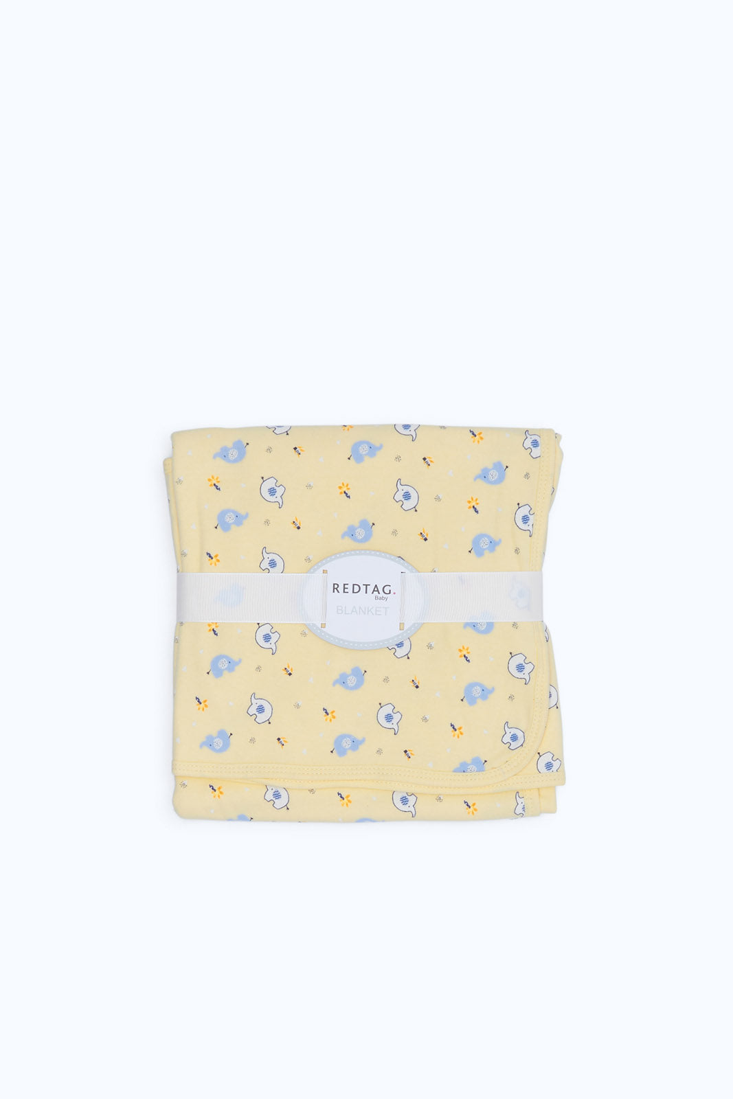 Redtag-Yellow-Allover-Print-Double-Jersey-Knit-Blanket-Category:Newborn-Accessories,-Colour:Yellow,-Deals:New-In,-Dept:New-Born,-Filter:Baby-(0-to-12-Mths),-H1:KWR,-H2:NBF,-H3:ACC,-H4:SAT,-NBF-Newborn-Accessories,-New-In-NBF-APL,-Non-Sale,-S23B,-Season:S23B,-Section:Boys-(0-to-14Yrs)-Baby-0 to 12 Months