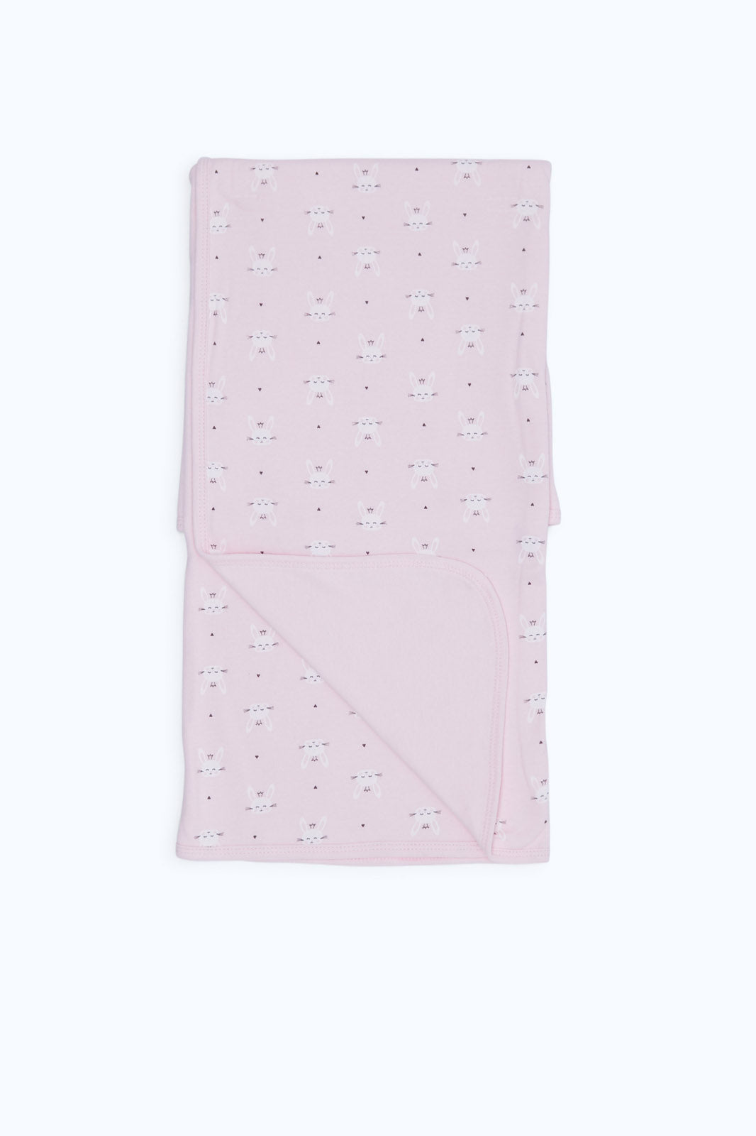 Redtag-Girls-Pink-Allover-Print-Double-Jersey-Knit-Blanket-Category:Newborn-Accessories,-Colour:Yellow,-Deals:New-In,-Dept:New-Born,-Filter:Baby-(0-to-12-Mths),-H1:KWR,-H2:NBF,-H3:ACC,-H4:SAT,-NBG-Newborn-Accessories,-New-In-NBG-APL,-Non-Sale,-S23B,-Season:S23B,-Section:Boys-(0-to-14Yrs)-Baby-0 to 12 Months