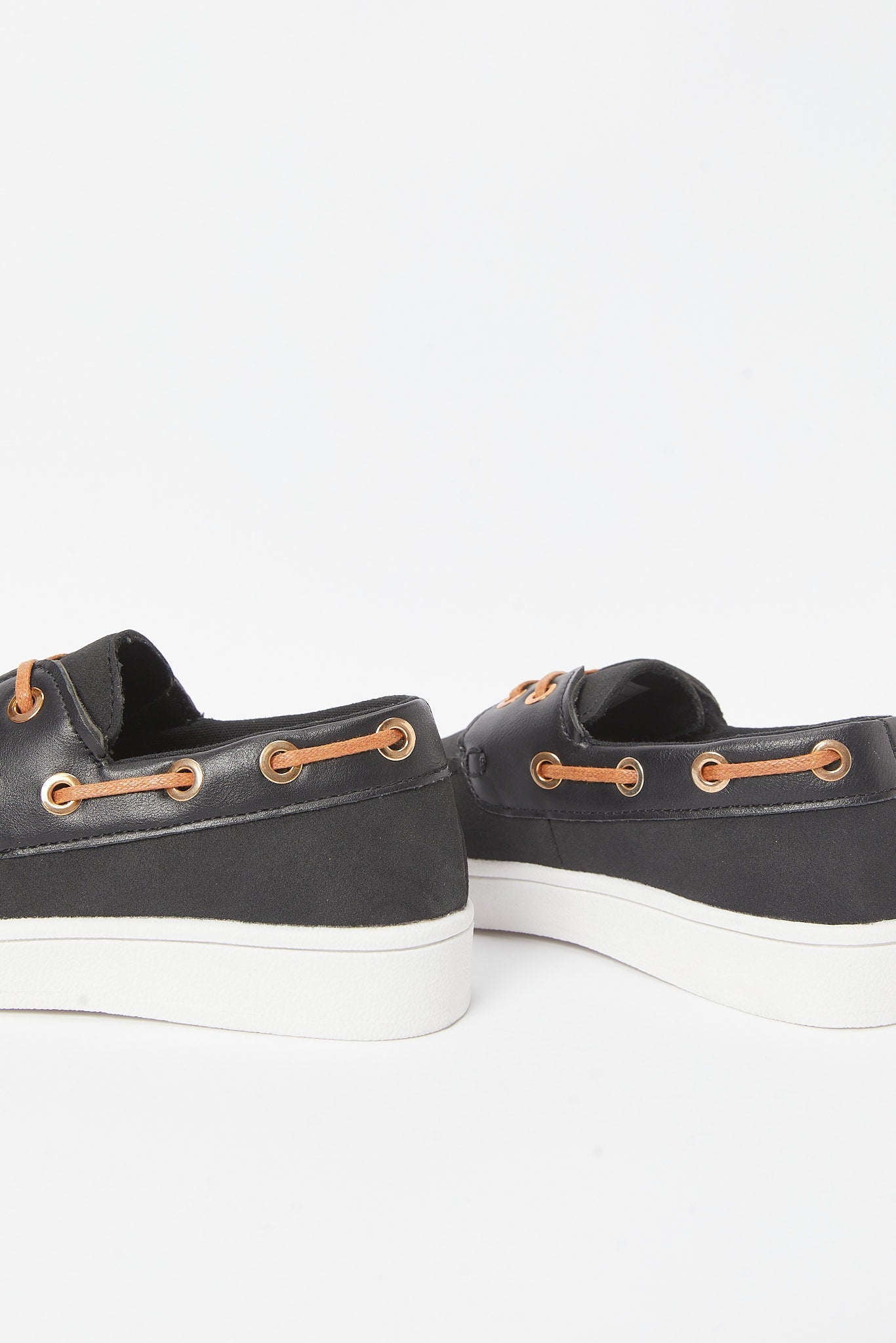 Redtag-Black-Boat-Shoe-BSR-Shoes,-Category:Shoes,-Colour:Black,-Deals:New-In,-Filter:Boys-Footwear-(5-to-14-Yrs),-New-In-BSR-FOO,-Non-Sale,-RMD,-S23B,-Section:Boys-(0-to-14Yrs)-Senior-Boys-5 to 14 Years