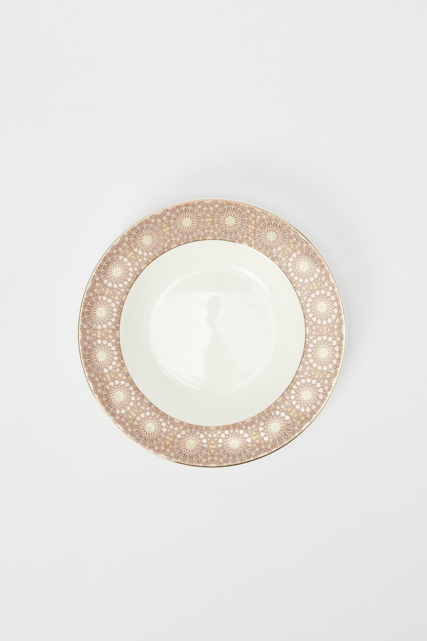 Redtag-Multi-Geomatric-Soup-Plate-Category:2-Tier-Stand,-Colour:Multicolour,-Deals:New-In,-Filter:Home-Dining,-H1:HMW,-H2:DIN,-H3:CRC,-H4:CSN,-HMW-DIN-Crockery,-New-In-HMW-DIN,-Non-Sale,-Promo:STELLA,-RMD,-S23B,-Season:S23B,-Section:Homewares,-Style:FASHION-Home-Dining-
