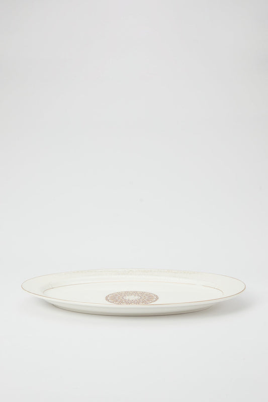 Redtag-Multi-Geomatric-14â€˜â€™Oval-Plate-Category:2-Tier-Stand,-Colour:Multicolour,-Deals:New-In,-Filter:Home-Dining,-H1:HMW,-H2:DIN,-H3:CRC,-H4:CSN,-HMW-DIN-Crockery,-New-In-HMW-DIN,-Non-Sale,-Promo:STELLA,-RMD,-S23B,-Season:S23B,-Section:Homewares,-Style:FASHION-Home-Dining-