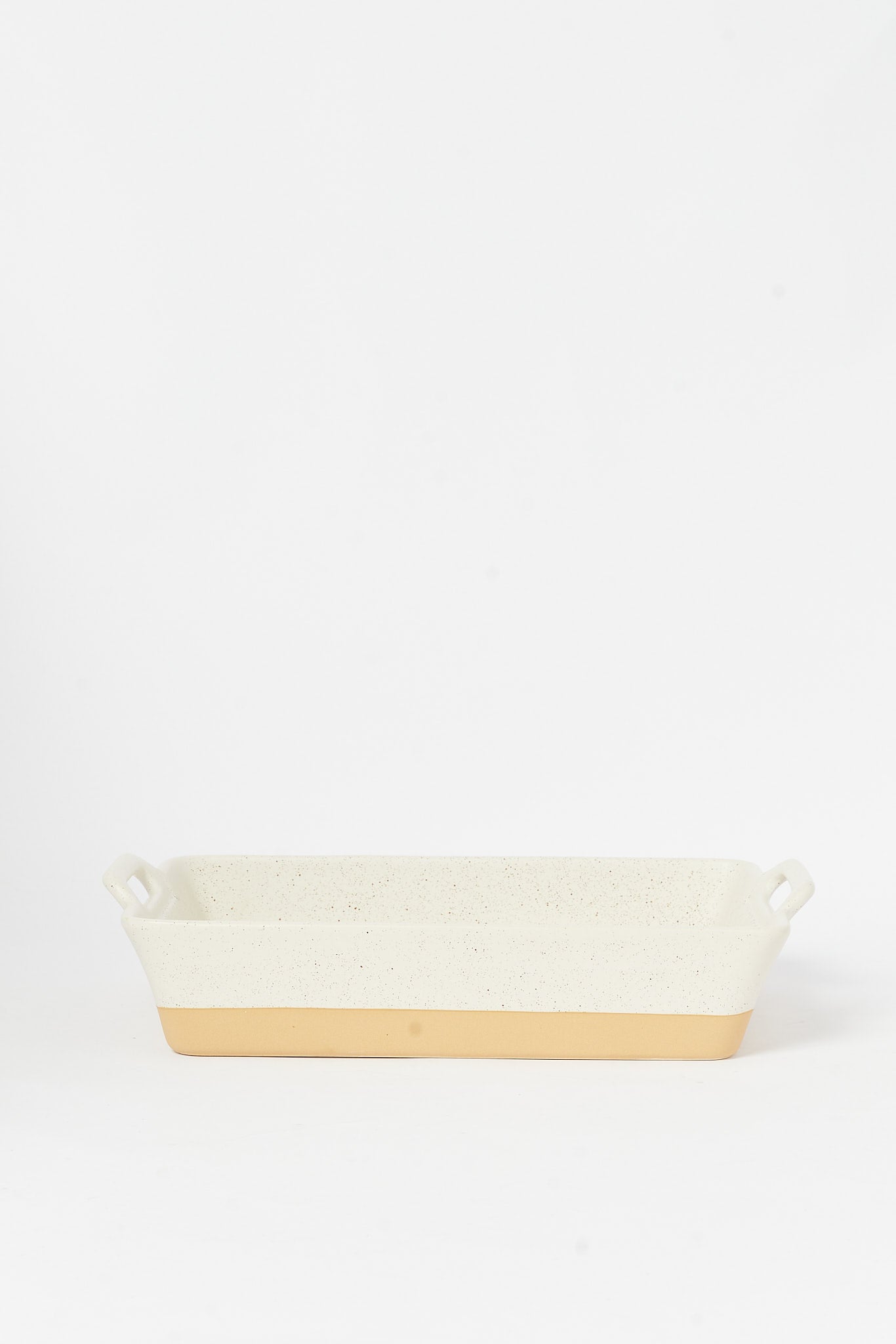 Redtag-Off-White-Rectangle-Baking-Dish-(Medium)-Category:Bakeware,-Colour:Cream,-Deals:New-In,-Filter:Home-Dining,-H1:HMW,-H2:DIN,-H3:SEW,-H4:SSI,-HMW-DIN-Serveware,-New-In-HMW-DIN,-Non-Sale,-S23B,-Season:S23B,-Section:Homewares-Home-Dining-