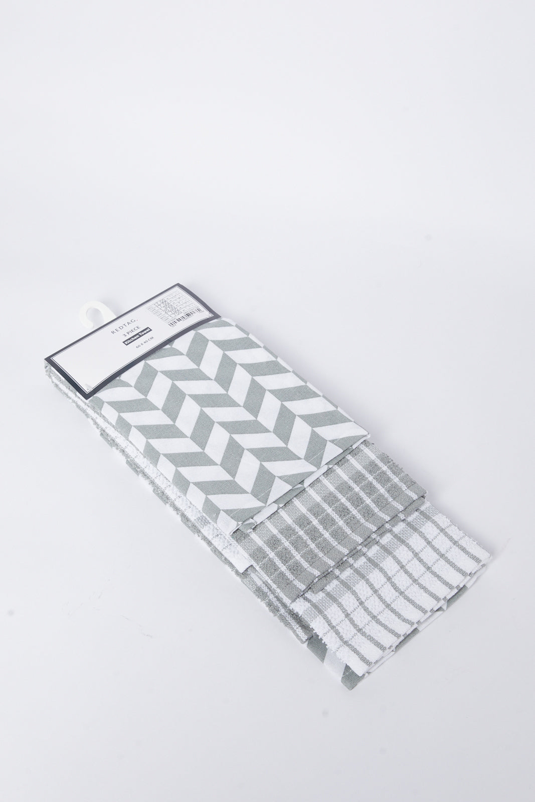 Redtag-Grey-Kitchen-Towel-Set-(3-Piece)-Category:Towels,-Colour:Grey,-Deals:New-In,-Filter:Home-Dining,-HMW-DIN-Kitchen-Accessories,-New-In-HMW-DIN,-Non-Sale,-S23B,-Section:Homewares-Home-Dining-