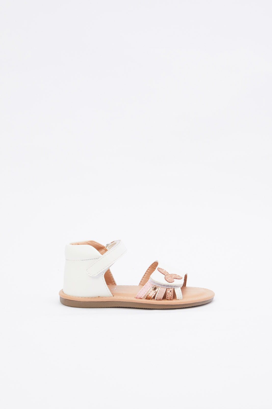 Redtag-White-Sandal-Category:Shoes,-Colour:White,-Deals:New-In,-Filter:Girls-Footwear-(1-to-3-Yrs),-H1:FOO,-H2:ING,-H3:SHO,-H4:CAH,-ING-Shoes,-N/A,-New-In-ING-FOO,-Non-Sale,-RMD,-S23B,-Season:S23B,-Section:Girls-(0-to-14Yrs)-Infant-Girls-1 to 3 Years