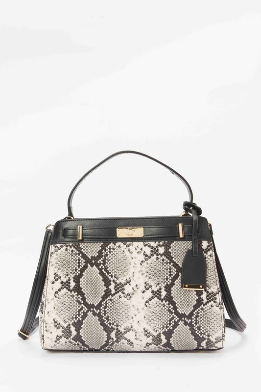 Redtag-Croc-Textured-Day-Bag-Category:Bags,-Colour:Assorted,-Filter:Women's-Accessories,-H1:ACC,-H2:LAD,-H3:LAB,-H4:HBG,-New-In,-New-In-Women-ACC,-Non-Sale,-S23A,-Season:S23A,-Section:Women,-Women-Bags-Women-
