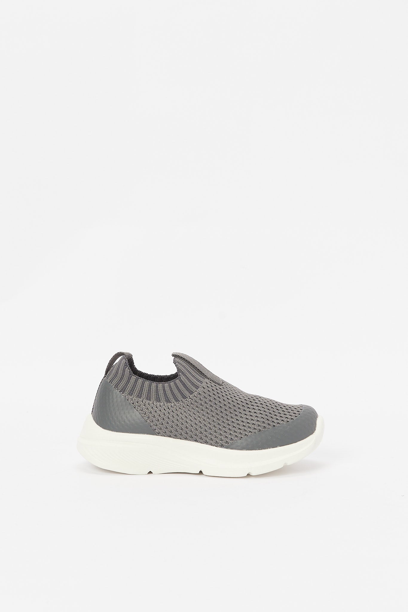 Redtag-Grey-Knit-Slip-On-BOY-Trainers,-Category:Shoes,-Colour:Grey,-Deals:New-In,-Filter:Boys-Footwear-(3-to-5-Yrs),-H1:FOO,-H2:BOY,-H3:TRN,-H4:CLT,-N/A,-New-In-BOY-FOO,-Non-Sale,-S23B,-Season:S23B,-Section:Boys-(0-to-14Yrs)-Boys-3 to 5 Years