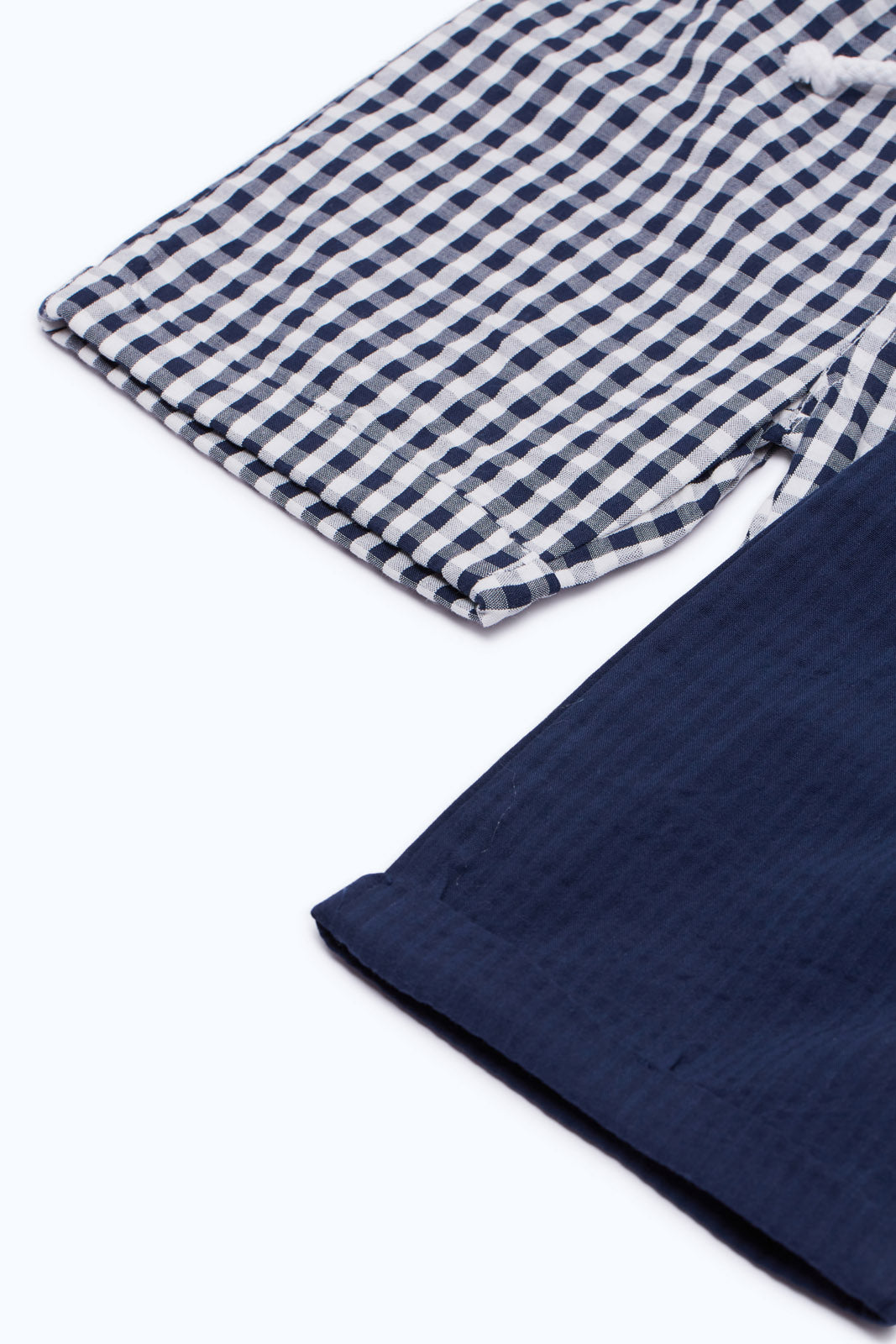 Redtag-Boys-Blue/White-2-Pack-Pack-Searsucker-Trs-Shorts-Category:Shorts,-Colour:Blue,-Deals:New-In,-Dept:Boys,-Filter:Infant-Boys-(3-to-24-Mths),-H1:KWR,-H2:INB,-H3:TRS,-H4:SRT,-INB-Shorts,-New-In-INB-APL,-Non-Sale,-RMD,-S23C,-Season:S23C,-Section:Boys-(0-to-14Yrs)-Infant-Boys-3 to 24 Months