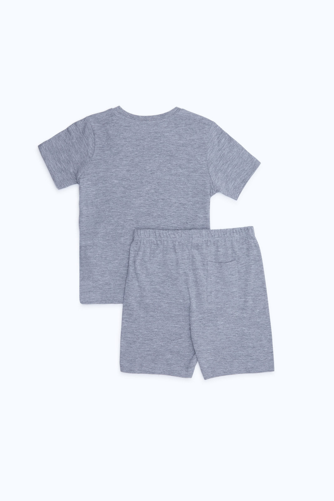 Redtag-Boys-Grey-Safari-2-Pk-Tee-And-Short-Pj-Set-Category:Pyjama-Sets,-Colour:Grey,-Deals:2-FOR-49,-Deals:New-In,-Dept:Boys,-Filter:Infant-Boys-(3-to-24-Mths),-H1:KWR,-H2:INB,-H3:NWR,-H4:PJS,-INB-Pyjama-Sets,-New-In-INB-APL,-Non-Sale,-S23B,-Season:S23B,-Section:Boys-(0-to-14Yrs)-Infant-Boys-3 to 24 Months