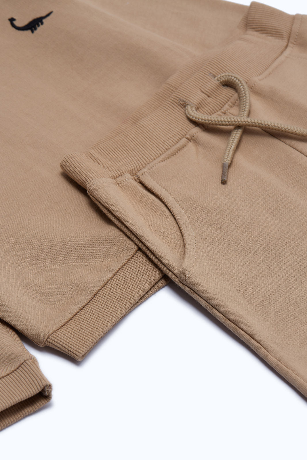 Redtag-Boys-Stone-Sweatshirts-And-Shorts-Terry-Set-Category:Sets,-Colour:Beige,-Deals:New-In,-Dept:Boys,-Filter:Infant-Boys-(3-to-24-Mths),-H1:KWR,-H2:INB,-H3:SET,-H4:CAE,-INB-Sets,-New-In-INB-APL,-Non-Sale,-S23B,-Season:S23B,-Section:Boys-(0-to-14Yrs),-Set:Set-of-2-Infant-Boys-3 to 24 Months