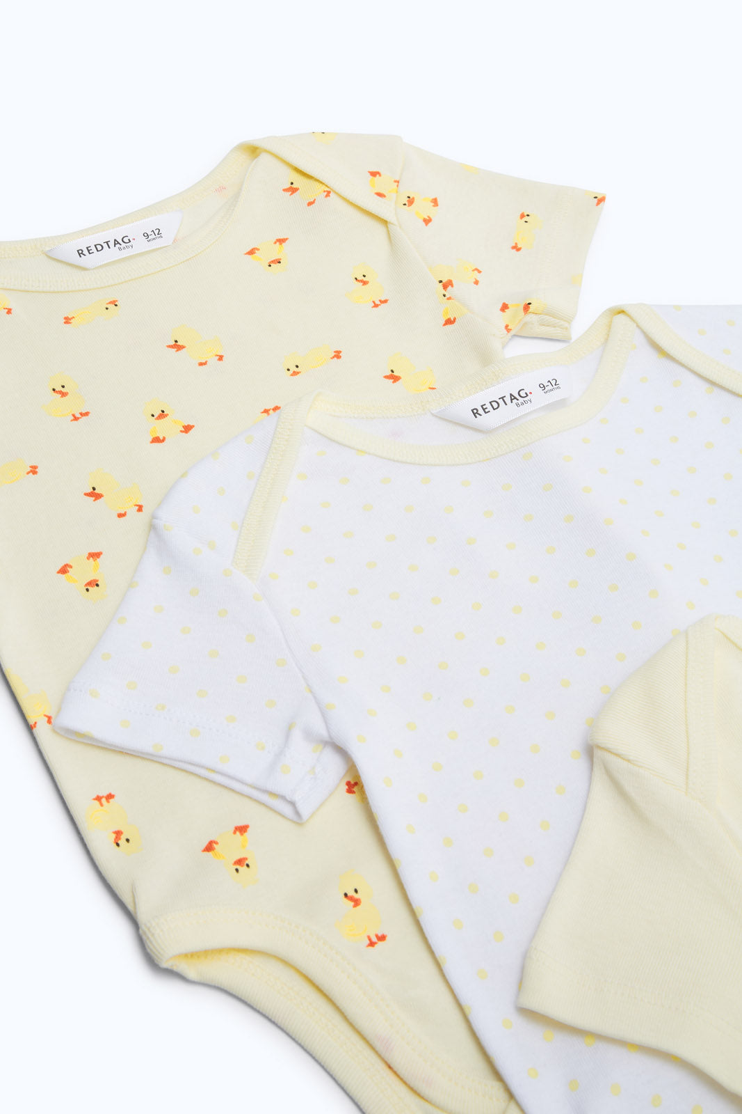 Redtag-Yellow-Assorted-3-Piece---Girl-Bodysuit-Category:Bodysuits,-Colour:Beige,-Deals:2-FOR-69,-Deals:New-In,-Dept:New-Born,-Filter:Baby-(0-to-12-Mths),-H1:KWR,-H2:NBF,-H3:RMS,-H4:BSS,-NBF-Bodysuits,-New-In-NBF-APL,-Non-Sale,-S23B,-Season:S23B,-Section:Boys-(0-to-14Yrs)-Baby-0 to 12 Months