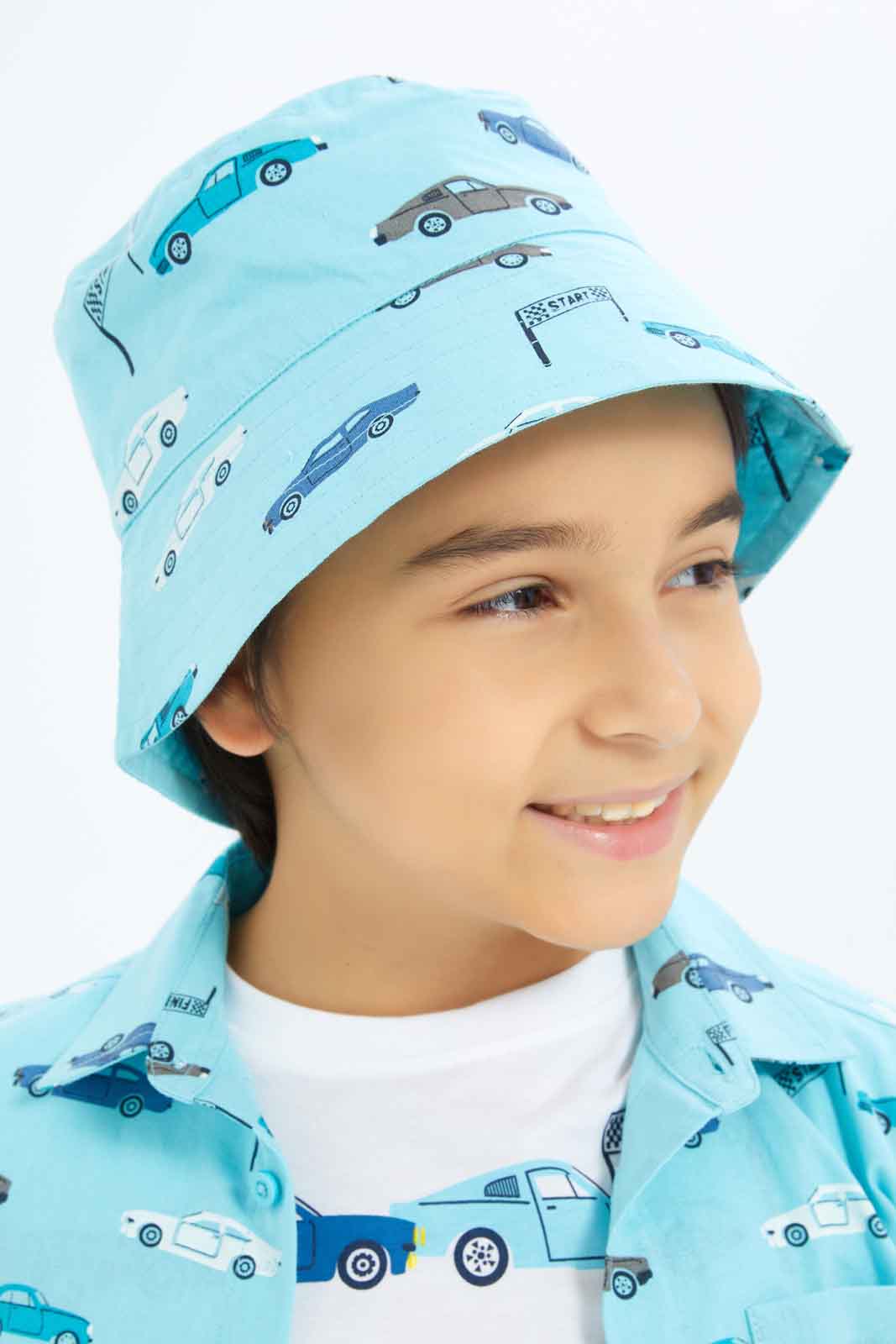 Redtag-Boys-Blue-Car-Print-4-Piece-Set-BOY-Sets,-Category:Sets,-Colour:Blue,-Deals:New-In,-Dept:Boys,-Filter:Boys-(2-to-8-Yrs),-New-In-BOY-APL,-Non-Sale,-S23C,-Section:Boys-(0-to-14Yrs)-Boys-2 to 8 Years
