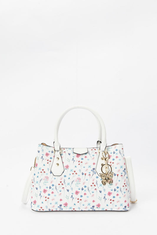 Redtag-Floral-Printed-Day-Bag-Category:Bags,-Colour:Assorted,-Filter:Women's-Accessories,-New-In,-New-In-Women-ACC,-Non-Sale,-S23A,-Section:Women,-Women-Bags-Women-