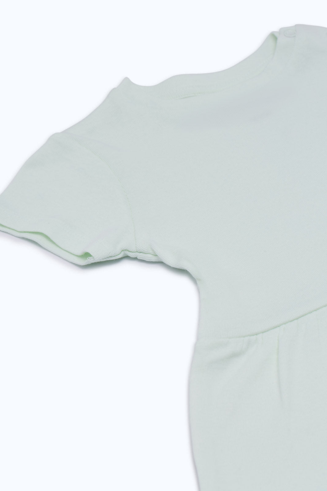 Redtag-Green-Sj-Plain-A-Line-Entry-Dress-Category:Dresses,-Colour:White,-Deals:New-In,-Dept:New-Born,-Filter:Baby-(0-to-12-Mths),-H1:KWR,-H2:NBF,-H3:DRS,-H4:CAD,-NBF-Dresses,-New-In-NBF-APL,-Non-Sale,-PPE,-S23C,-Season:S23C,-Section:Boys-(0-to-14Yrs)-Baby-0 to 12 Months