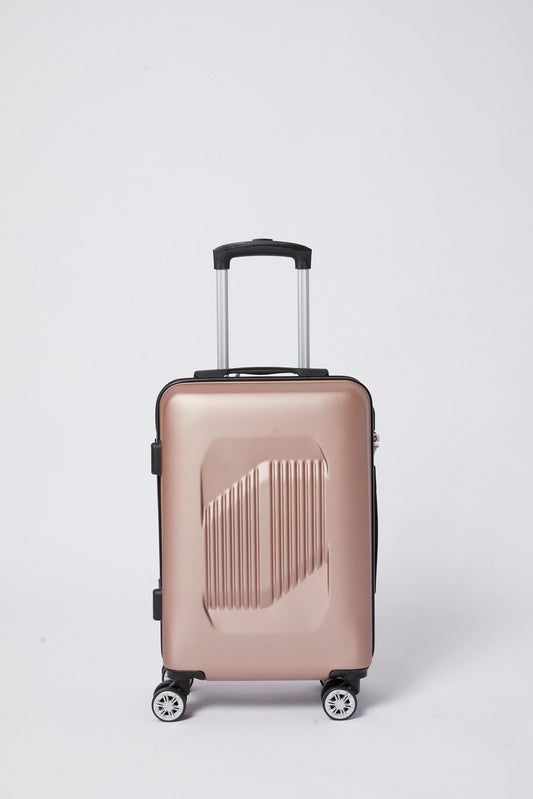 Redtag-Rose-Gold-Luggage-Trolley-20"-Category:Luggage-Trolleys,-Colour:Gold,-Filter:Travel-Accessories,-H1:ACC,-H2:LUG,-H3:BLT,-H4:LUG,-LUG-Luggage-Trolleys,-New-In,-New-In-LUG-ACC,-Non-Sale,-S23A,-Season:S23A,-Section:Homewares-Travel-Accessories-