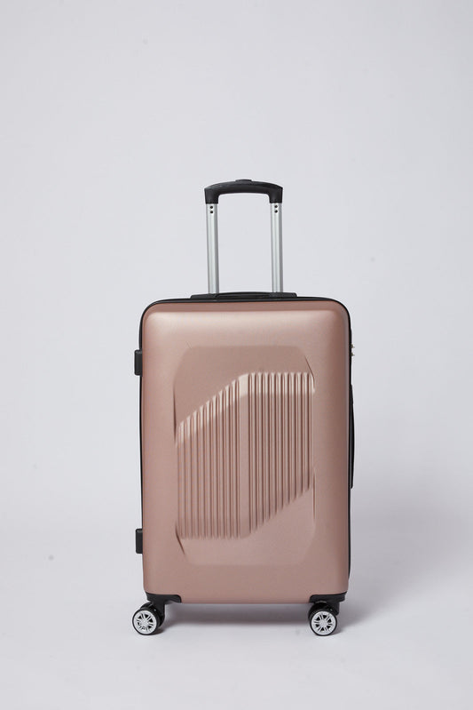 Redtag-Rose-Gold-Luggage-Trolley-24"-Category:Luggage-Trolleys,-Colour:Gold,-Filter:Travel-Accessories,-H1:ACC,-H2:LUG,-H3:BLT,-H4:LUG,-LUG-Luggage-Trolleys,-New-In,-New-In-LUG-ACC,-Non-Sale,-S23A,-Season:S23A,-Section:Homewares-Travel-Accessories-