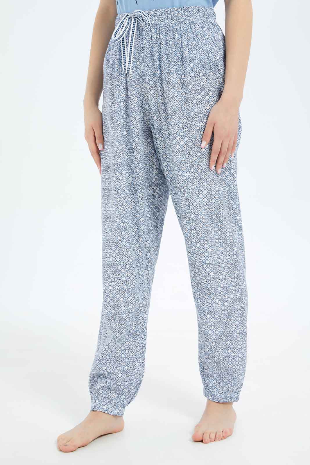 Redtag-Women-Assorted-Short-Sleeves-Table-Pajama-Set-Category:Pyjama-Sets,-Colour:Assorted,-Deals:New-In,-Dept:Ladieswear,-Filter:Women's-Clothing,-New-In-Women-APL,-Non-Sale,-S23B,-Section:Women,-TBL,-Women-Pyjama-Sets--